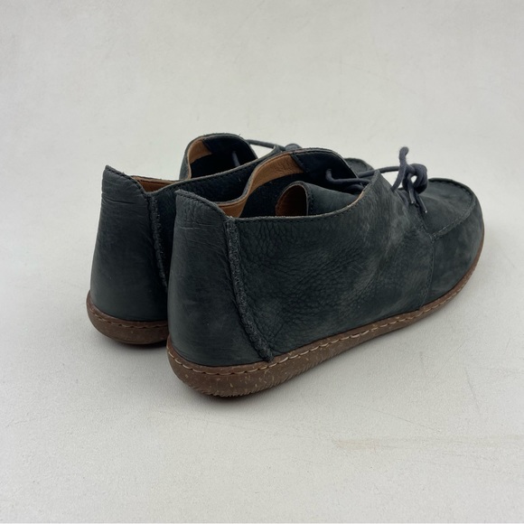 Clarks Men’s Blue Solid Suede Leather Mid-Top Chukka Derbys Size 12 - Picture 4 of 9